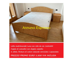 Letto matrimoniale luna