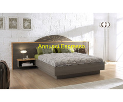 Sommier matrimoniale abete