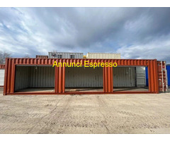 Container HC da 40' usato con porta avvolgibile