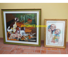 QUADRI ad Olio su Tela Completi di Cornici