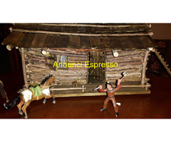 FAR WEST. Ranch-Arredamento-Teepe-Carro-Canoa.Con