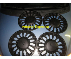 COPRI-CERCHI-COPPE-BORCHIE COL-NERO ORIG LANCIA Y