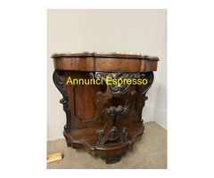 Antica console noce L.Filippo, '800, Napoli