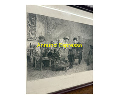 Antica incisione '800 Celestino Turletti.