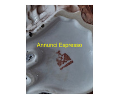 Cane Bassotto Antica Figurina anni '40 in porcella