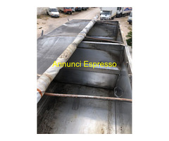 RIBALTABILE POST. VASCA ALLUMINIO ERMETICA COPRI E