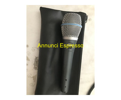MICROFONO-SCHURE-MOD BETA 87+CAVI AUDIO-VIDEO-PRO