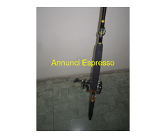 CANNA DA PESCA-TRAINO-ROOSTER-ROLLING-DELUX+MULIN