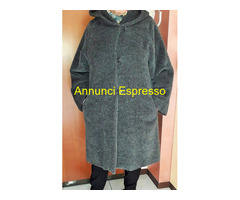 Cappotto MAX MARA  vintage  lungo con cappuccio ,