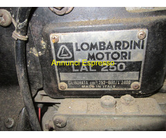 MOTORE LOMBARDINI LAL 250CC -4 TEMPI-BENZ  DA 3,5