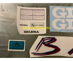 Gilera bullit kit adesivi telaio viola