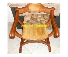 Sedia dantesca savonarola rinascimentale