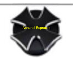07-28HG TAPPO SERBATOIO CROCE NERA per Harley