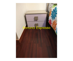 Letto singolo+comodino+mensola