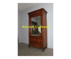 Antico armadio specchio Luigi Filippo Lombardo