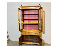 Antica credenza vetrina Liberty 1920 . restaurata