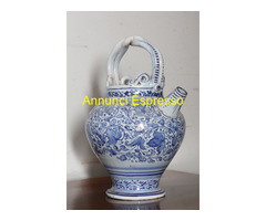 Antico Versatoio da farmacia in maiolica XVIII sec