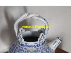 Antico Versatoio da farmacia in maiolica XVIII sec