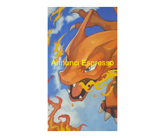 Charizard DIPINTO XXXL