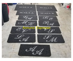 Zerbini personalizzati ad intarsio