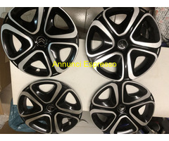 COPRI-CERCHI-COPPE X RUOTE BI COLOR X CITROEN C3