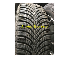 N. 4 GOMME INVERNALI MICHELIN CON CERCHI IN LEGA