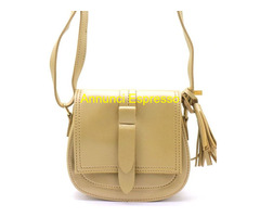 Borsa a tracolla PU 17x18x7cm Oro