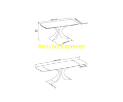 Tavolo moderno luxury napoli