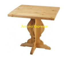 Tavolo fratino in pino grezzo