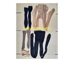 Collant, mutandine e reggiseni usati