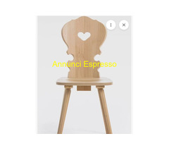 Sedie tirolesi  finitura grezzo