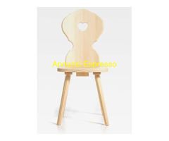 Sedie tirolesi  finitura grezzo