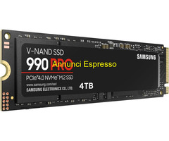 Samsung 990Pro SSD Interno da 4TB NVMe PCI Express