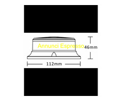 NUOVO  AMA LAMPEGGIANTE A LED 12-24V