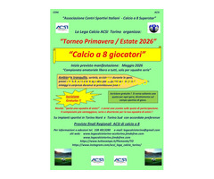 Calcio a otto giocatori Torneo Primavera 2026.