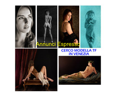 FOTOGRAFO CERCA MODELLA PER PROGETTO RITRATTO ART