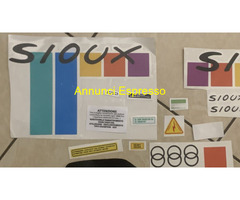 Gilera sioux kit completo adesivi versione bianca