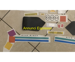 Gilera sioux kit completo adesivi versione bianca