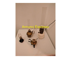 Vendo 4 Lampade a petrolio ANTICHE