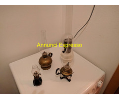 Vendo 4 Lampade a petrolio ANTICHE