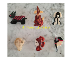 Piccola collezione spille di Lea Stein Paris