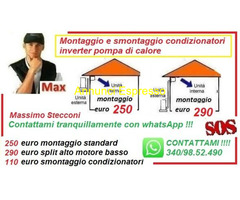 Montaggio condizionatore Pomezia colli di enea