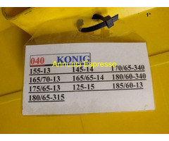 Vendo 2 PACCHI DI CATENE DA NEVE KONIG.