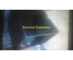 Cassettiera in laminato nero opaco con chiave