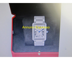 SCATOLA VUOTA+GARANZIA E MAGLIE X OROLOGIO CARTIER