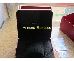 SCATOLA VUOTA+GARANZIA E MAGLIE X OROLOGIO CARTIER