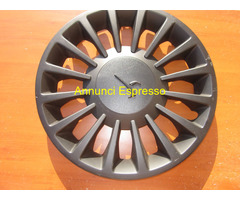 COPRI-CERCHI-COPPE-BORCHIE COL-NERO ORIG LANCIA Y