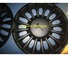 COPRI-CERCHI-COPPE-BORCHIE COL-NERO ORIG LANCIA Y