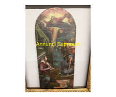 Antico bozzetto ANNUNCIAZIONE, per Pala, olio