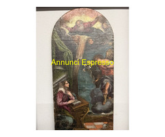 Antico bozzetto ANNUNCIAZIONE, per Pala, olio